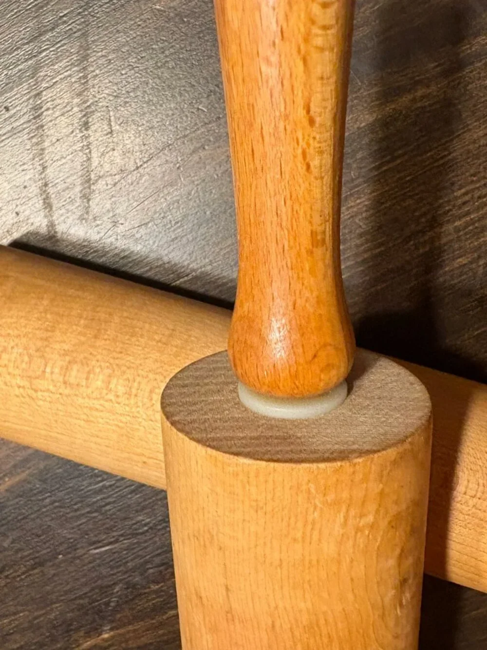 Vintage Wooden Rolling Pins - Set of 2 Farmhouse Baking Kitchen Decor